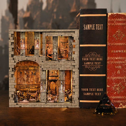 „Egipto faraono kapo“ rankdarbų knygų lentynos dekoravimo rinkinys