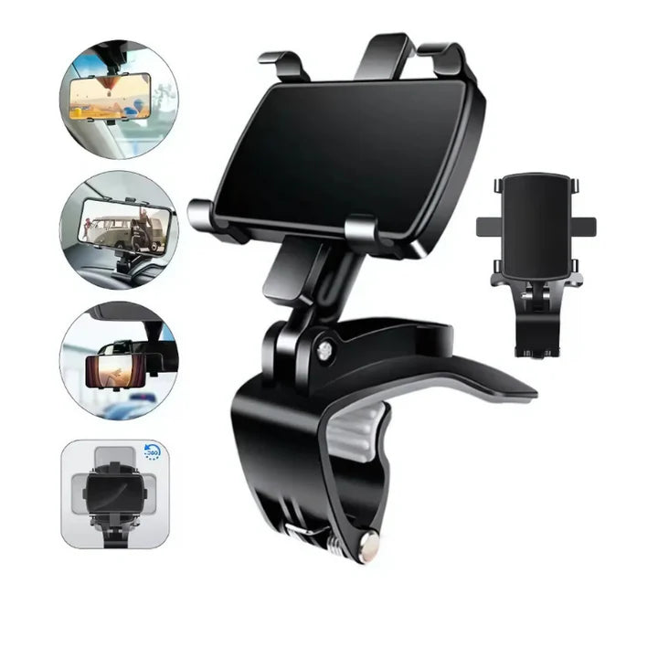 360° telefono laikiklis - Besisukantis stovas su tvirtu ir kompaktišku suėmimu