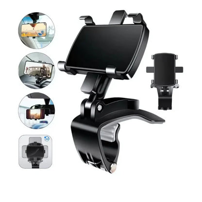 360° telefono laikiklis - Besisukantis stovas su tvirtu ir kompaktišku suėmimu