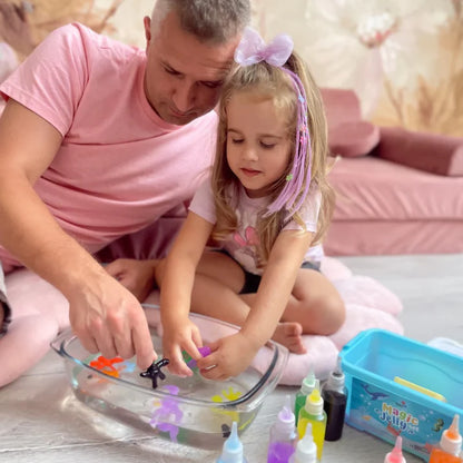 Stebuklingas gelis vandens nykštukams kurti – 4, 8 arba 12 spalvų