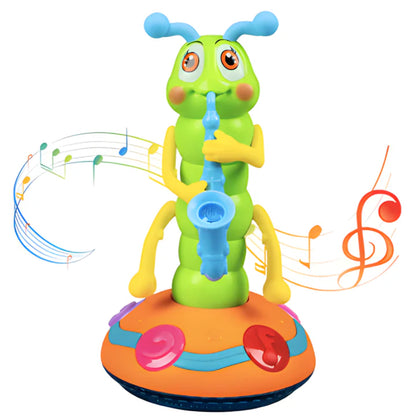 Muzikinis šviečiantis vikšrelis – interaktyvus žaislas vaikams