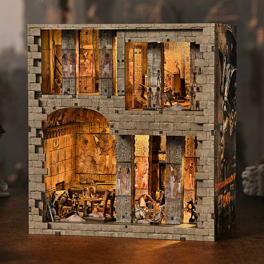 „Egipto faraono kapo“ rankdarbų knygų lentynos dekoravimo rinkinys