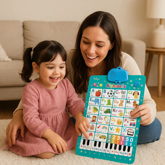 Kalbanti abėcėlės ir mokymosi lenta vaikams