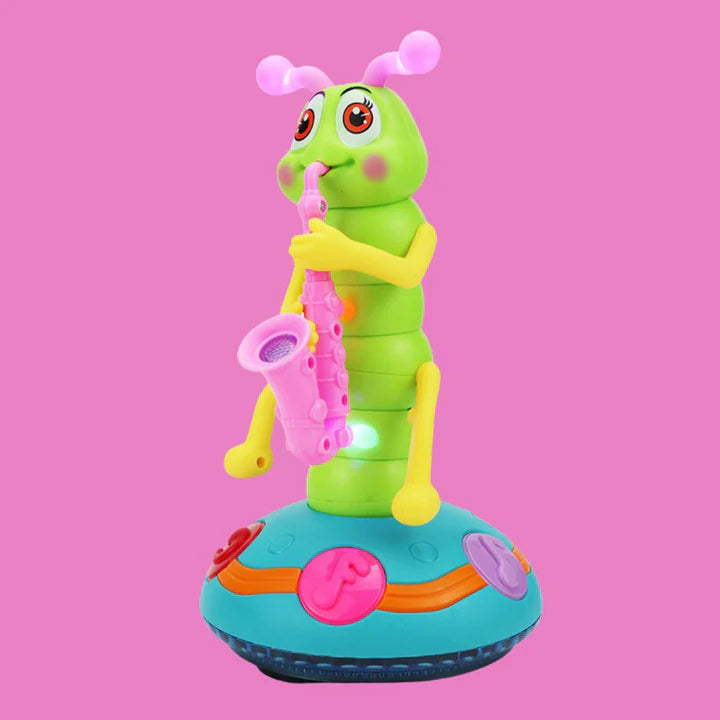 Muzikinis šviečiantis vikšrelis – interaktyvus žaislas vaikams