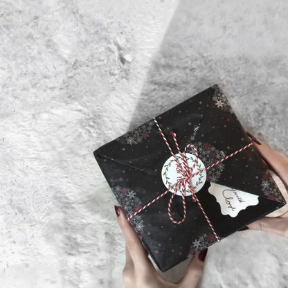 Dekoratyvinė žiemos žvakė „Sniego gniūžtė“