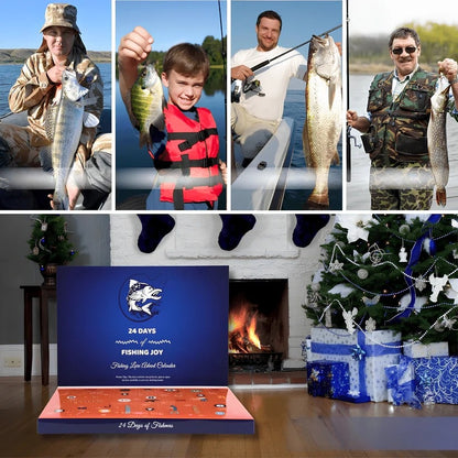 Žvejybinis advento kalendorius – 24 dienų staigmenų dėžutė