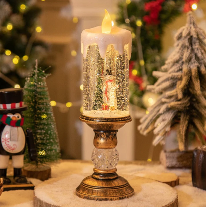 Kalėdinė žvakės formos naktinė lemputė