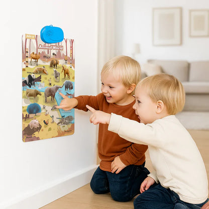 Kalbanti abėcėlės ir mokymosi lenta vaikams