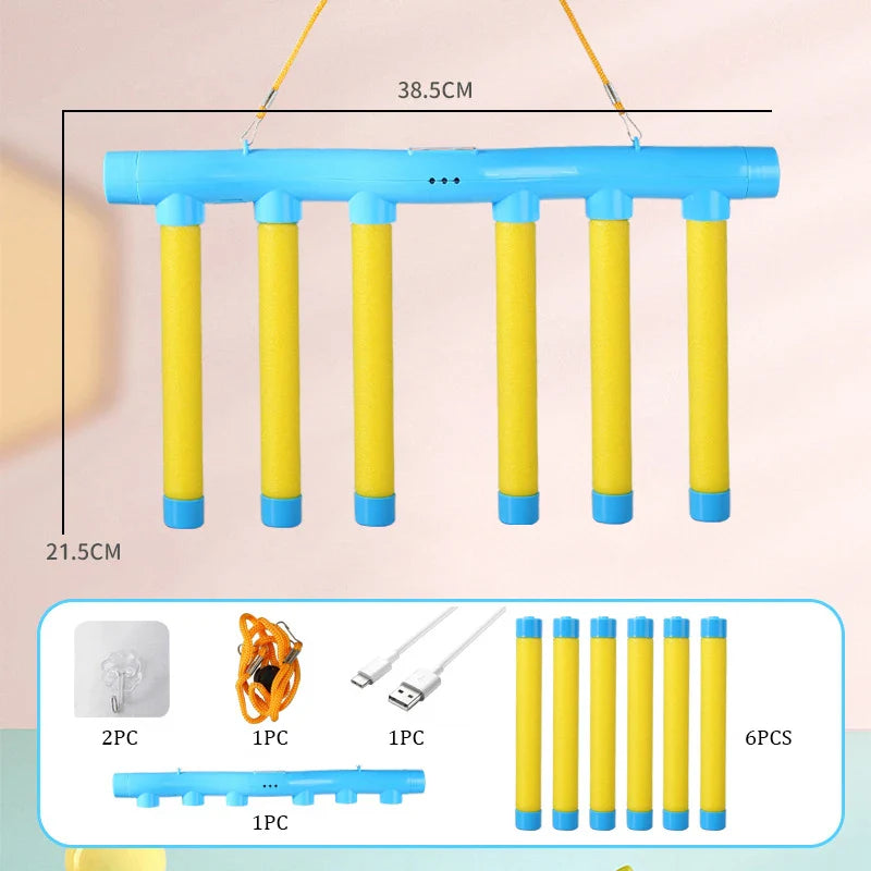 Krentančių lazdelių žaidimas – reakcijos lavinimo žaidimas vaikams