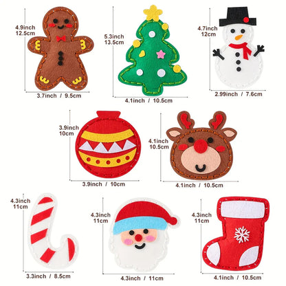 Kalėdinis veltinio rinkinys pasisiūti pačiam