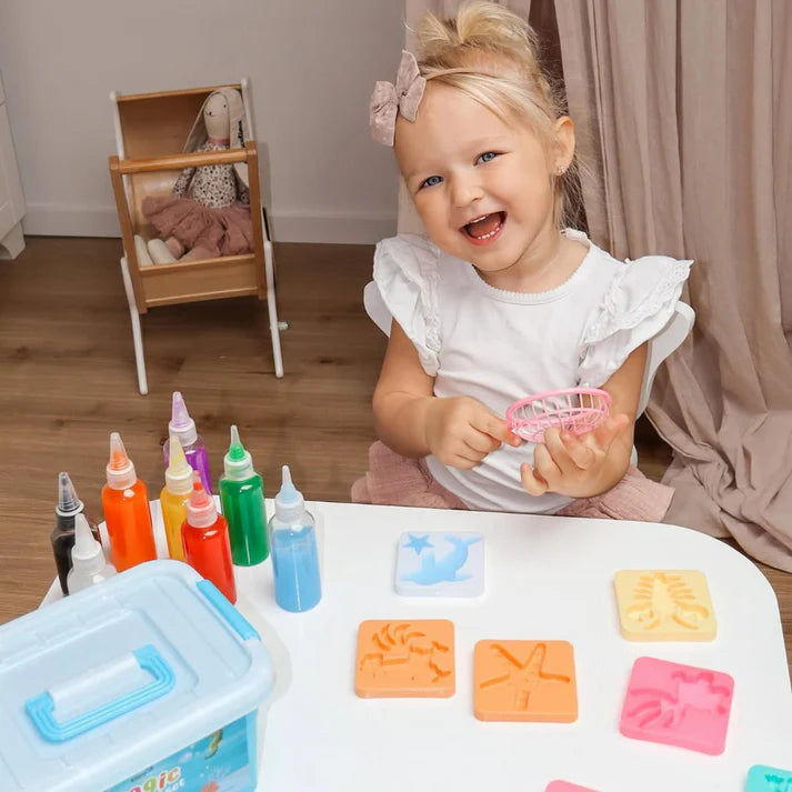 Stebuklingas gelis vandens nykštukams kurti – 4, 8 arba 12 spalvų