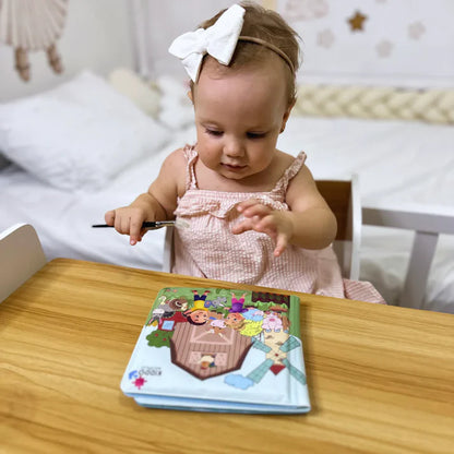 Vandens spalvinimo knygelė – Sek linijas!