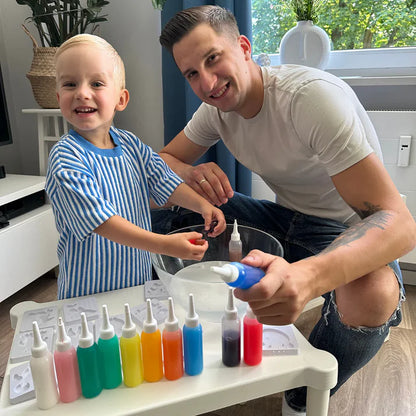 Stebuklingas gelis vandens nykštukams kurti – 4, 8 arba 12 spalvų