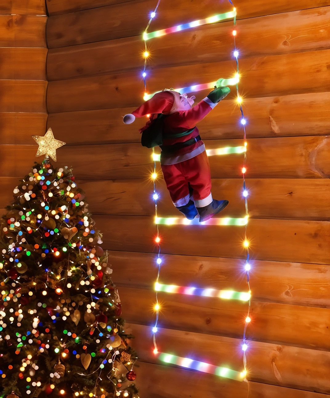 Lipantis nykštukas - Sukuria jaukią ir šventišką Kalėdų atmosferą namuose