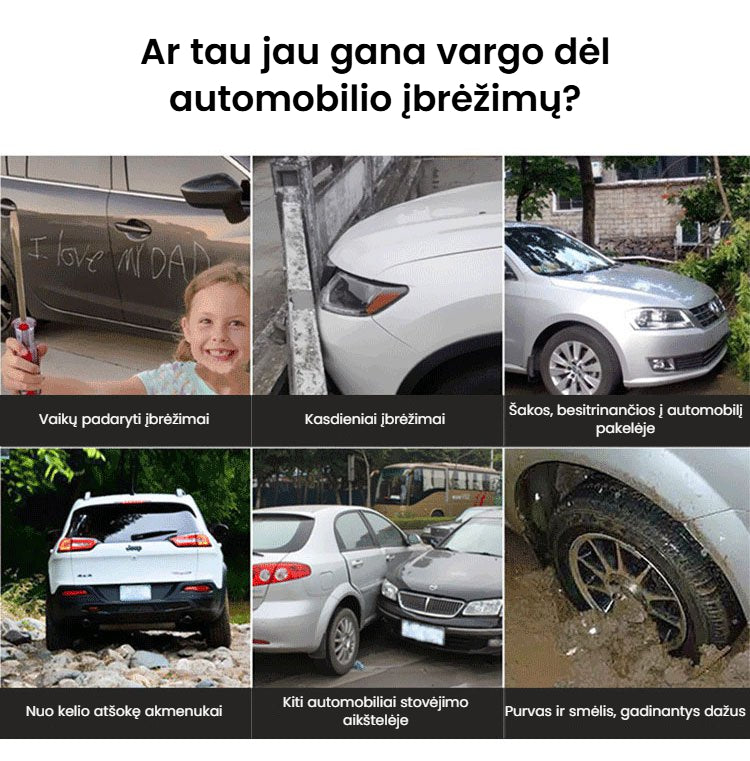 Purškiklis automobilio dažų įbrėžimams taisyti