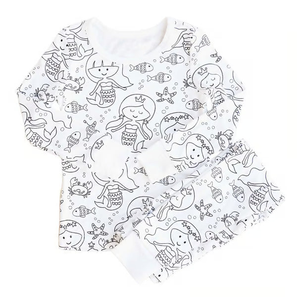 Spalvinama pižama vaikams