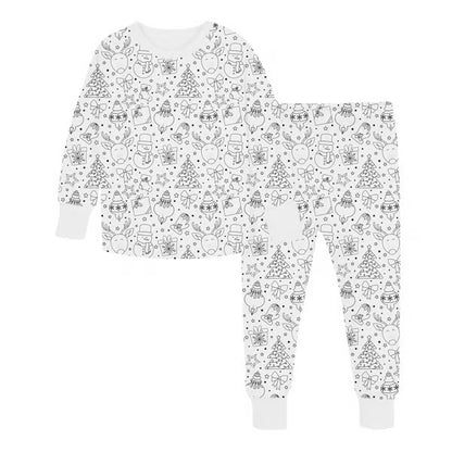 Spalvinama pižama vaikams