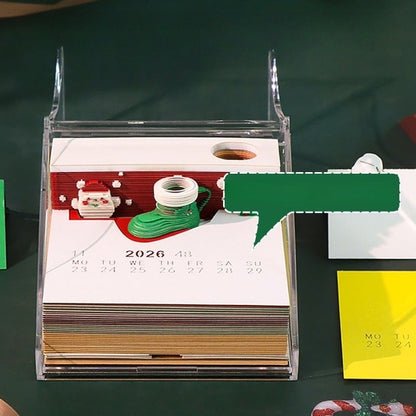 Kalėdinis 3D popierinis advento kalendorius