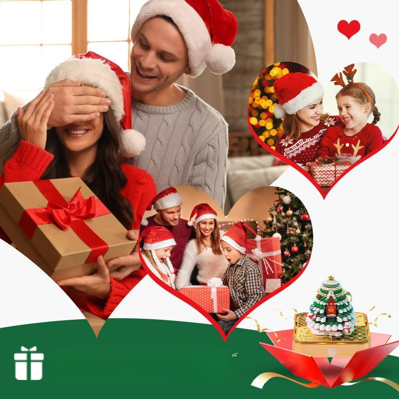 Kalėdinis 3D popierinis advento kalendorius