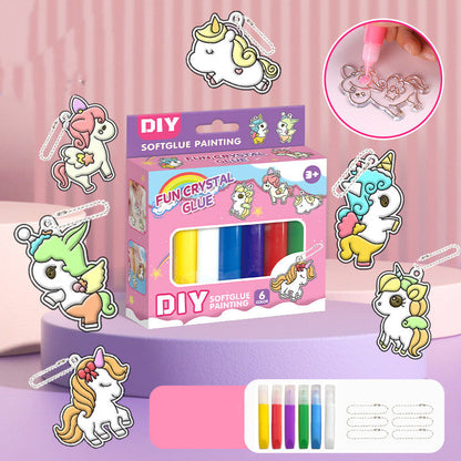 Riboto leidimo - Vaikų gelio piešimo rinkinys